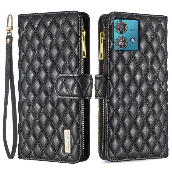 Bild 1, Motorola Edge 40 Neo 5G Fodral Multifunktionell Diamond Svart