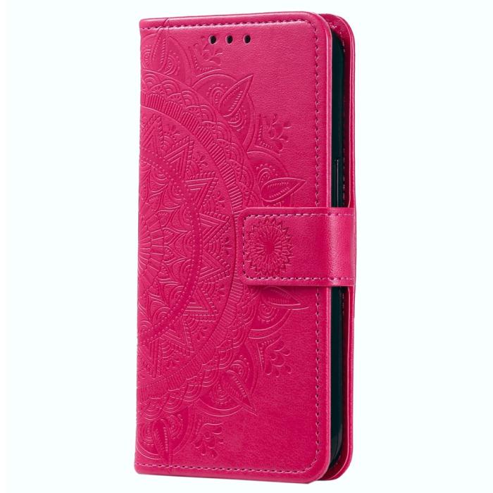 Bild 4, Samsung Galaxy A35 5G Fodral Mandala Läder Rosa