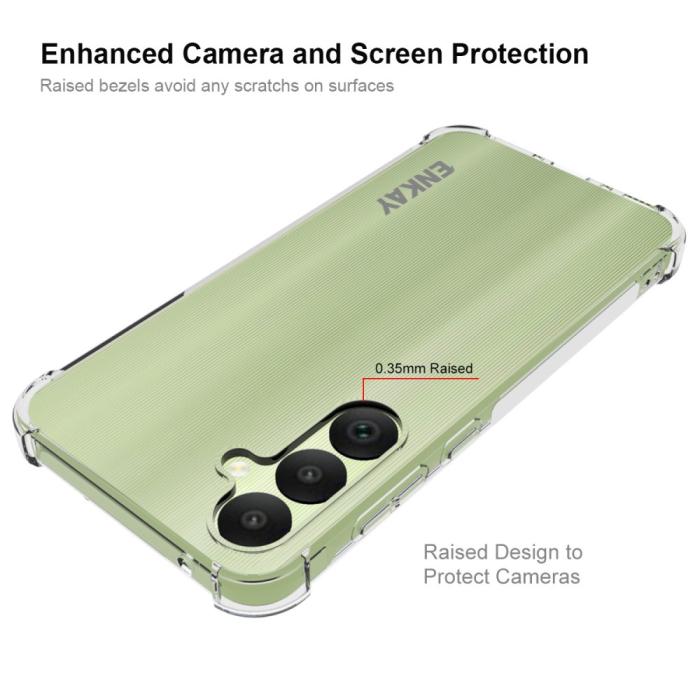 Bild 3, ENKAY Samsung Galaxy A35 5G Skal Shockproof TPU Transparent