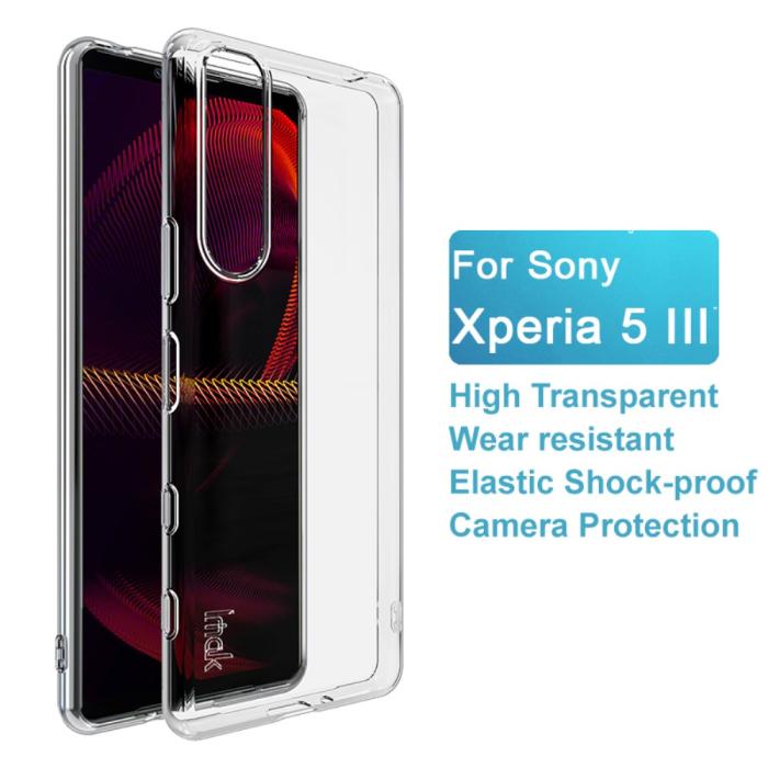 Bild 3, IMAK Sony Xperia 5 III Skal TPU Transparent