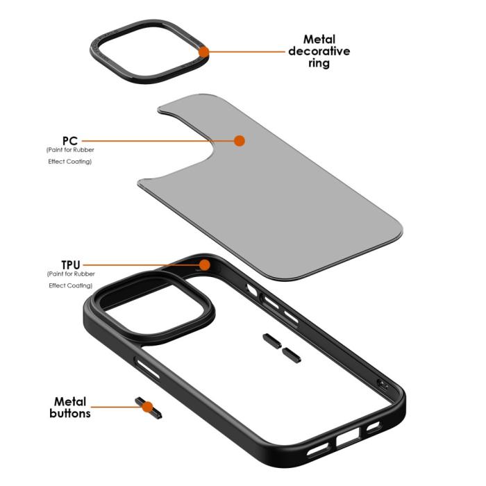 Bild 4, iPhone 14 Pro Skal MagSafe Hybrid Matt Sapphire