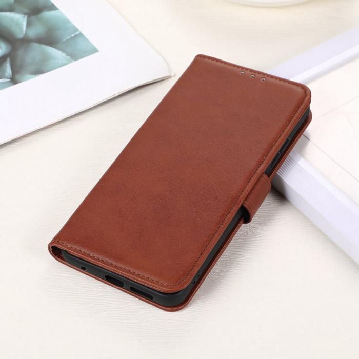 Bild 6, iPhone 15 Fodral Läder Solid Brun