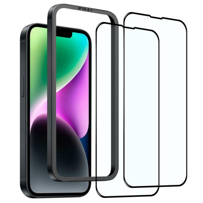 Bild 1, NORTHJO iPhone 14 Skärmskydd Heltäckande Härdat Glas