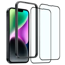 NORTHJO iPhone 14 Sk&auml;rmskydd Helt&auml;ckande H&auml;rdat Glas