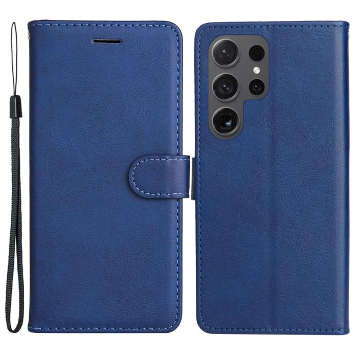 Bild 1, Samsung Galaxy S24 Ultra Fodral Solid Läder Blå