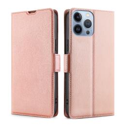 iPhone 14 Pro Fodral Slim Flip Roséguld