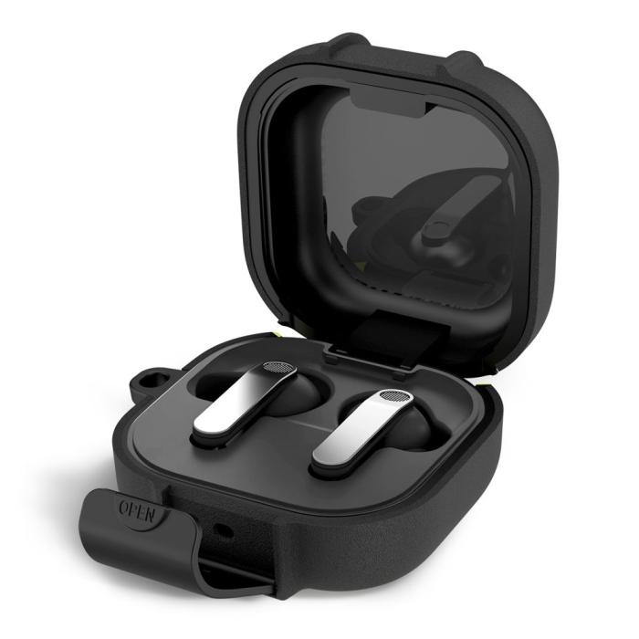 Bild 3, Tech-Protect Galaxy Buds 4 / 4 Pro Skal Slim Hook Svart