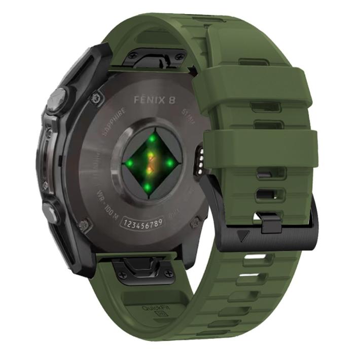 Bild 2, Tech-Protect Garmin Fenix 5/6/6 Pro/7/8/E 47 mm Armband Silicone Line