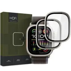 HOFI Apple Watch Ultra 49 mm 2-PACK Sk&auml;rmskydd Titanium