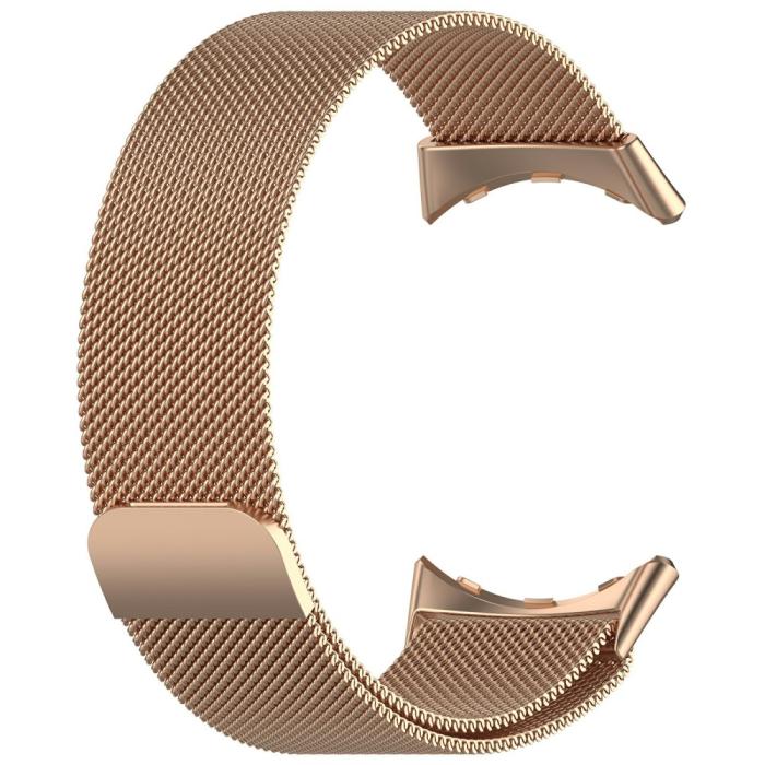 Bild 1, Google Pixel Watch 3 45 mm Armband Milanese Roséguld