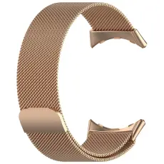 Google Pixel Watch 4 / 3 45 mm Armband Milanese Roséguld