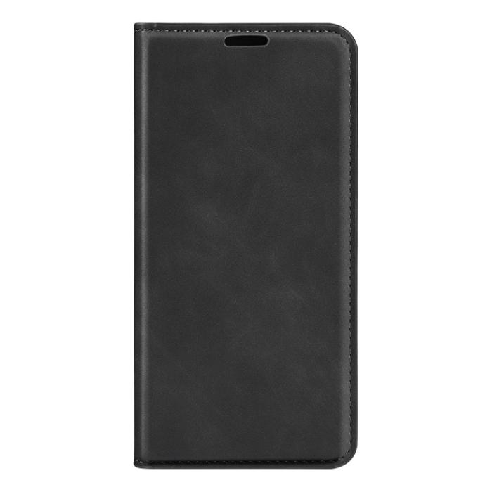Bild 2, Motorola Moto G52/G82 Fodral Flip Retro Läder Svart