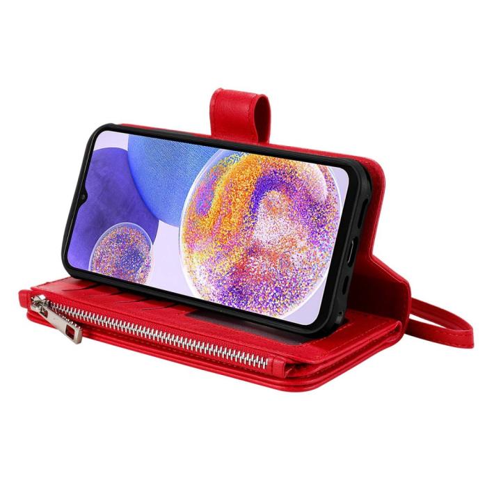 Bild 3, Samsung Galaxy A23 5G 2in1 Magnet Skal / Plånboksfodral Röd