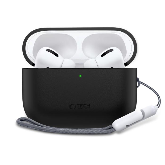 Bild 2, Tech-Protect AirPods Pro 3 Skal Silicone Svart