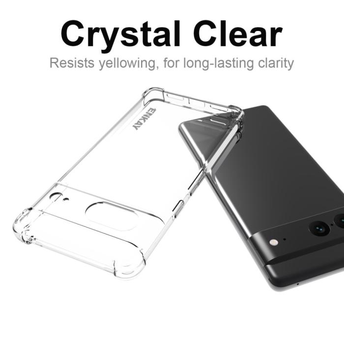 Bild 5, ENKAY Google Pixel 7 Skal Shockproof TPU Transparent