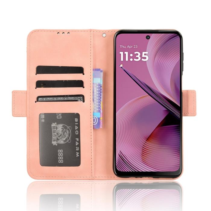 Bild 3, Motorola Moto G55 5G Fodral Med Avtagbart Kortfodral Rosa