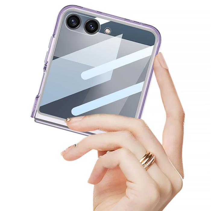 Bild 5, GKK Samsung Galaxy Z Flip 7 Skal Hybrid Lila