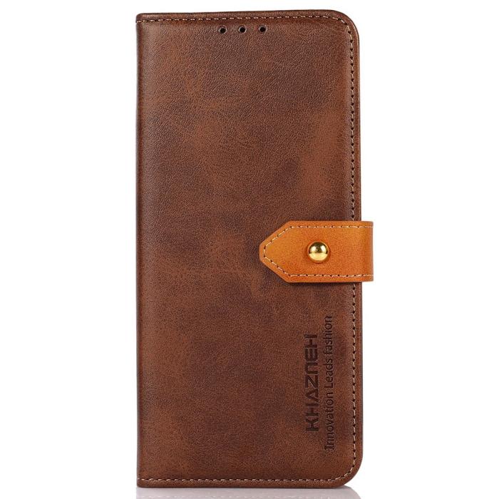 Bild 6, KHAZNEH Xiaomi Redmi 13C 4G Fodral Dual-Color Brun
