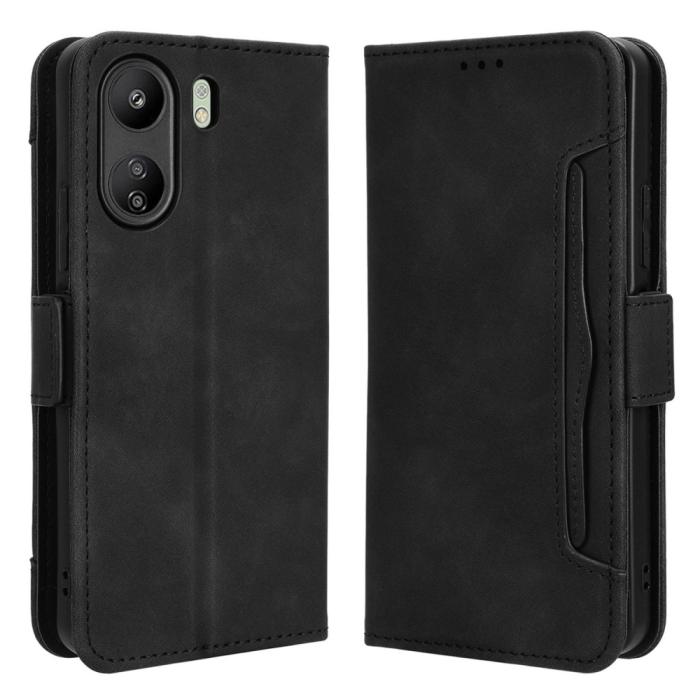 Bild 1, Xiaomi Redmi 13C 4G Fodral Med Avtagbart Kortfodral Svart