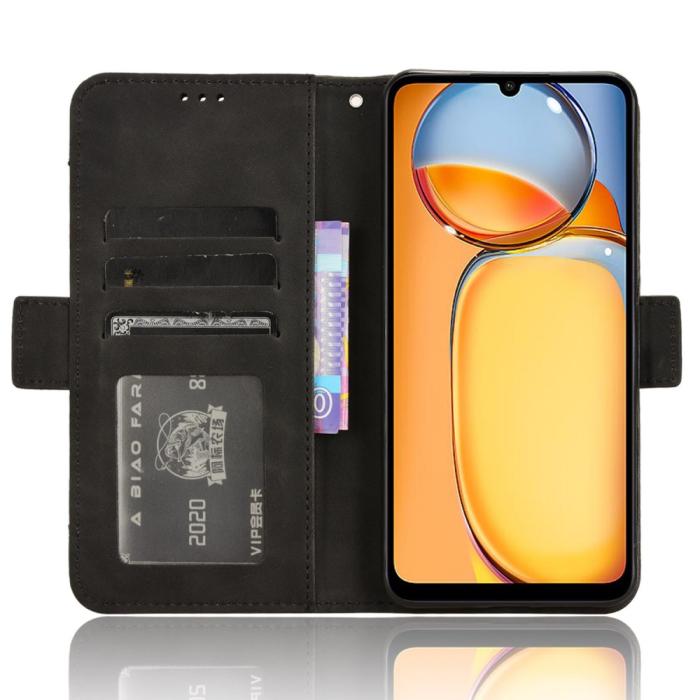 Bild 3, Xiaomi Redmi 13C 4G Fodral Med Avtagbart Kortfodral Svart
