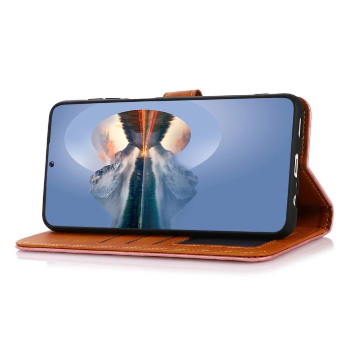 Bild 3, KHAZNEH Galaxy A34 5G Fodral Dual-Color Roséguld