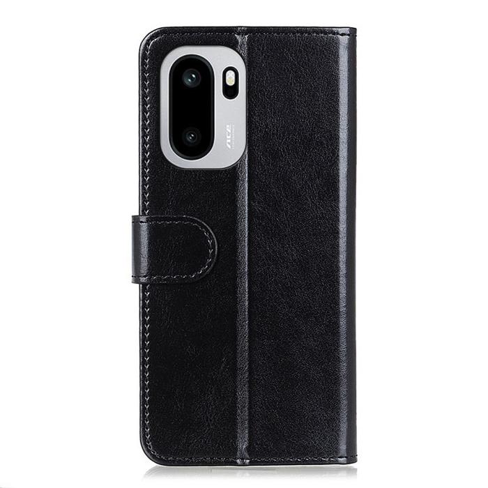 Bild 6, OnePlus 15R Fodral Crazy Horse Läder Svart