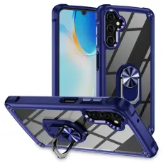 Samsung Galaxy A16 Skal Shockproof Ring Hybrid Bl&aring;