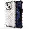 iPhone 14 Skal Shockproof Honeycomb Hybrid Vit