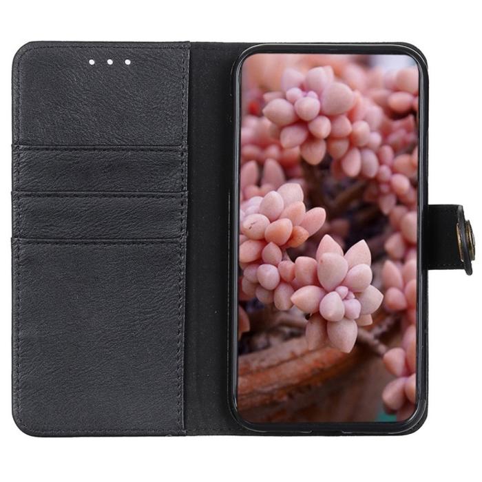 Bild 2, KHAZNEH Motorola Moto G04 4G/G24 4G Läder Fodral Svart