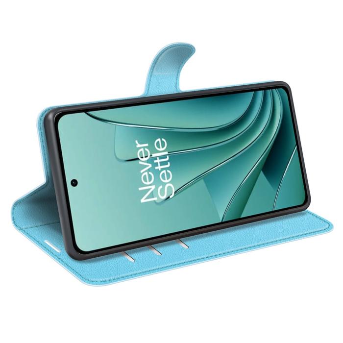 Bild 3, OnePlus Nord 3 5G Fodral Litchi Textur Ljus Blå