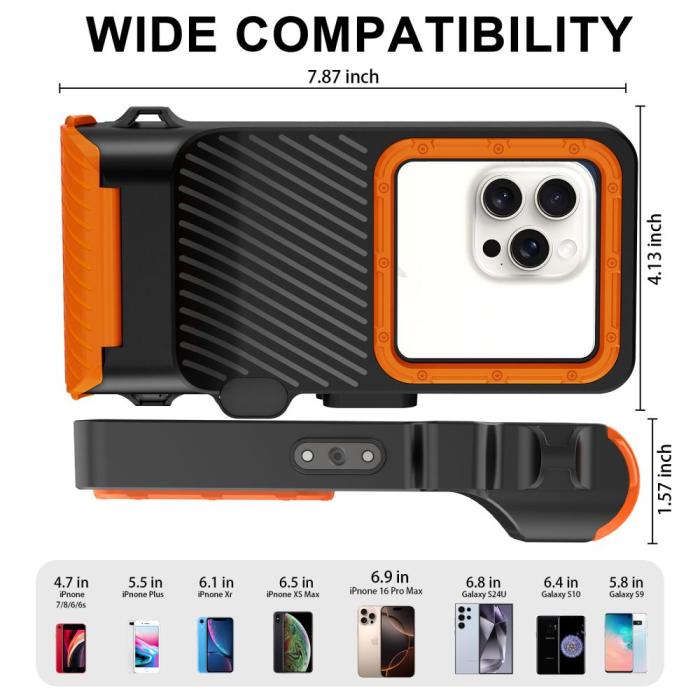 Bild 4, Tech-Protect Universal IPX8 Pro Dykning Vattentätt Fodral