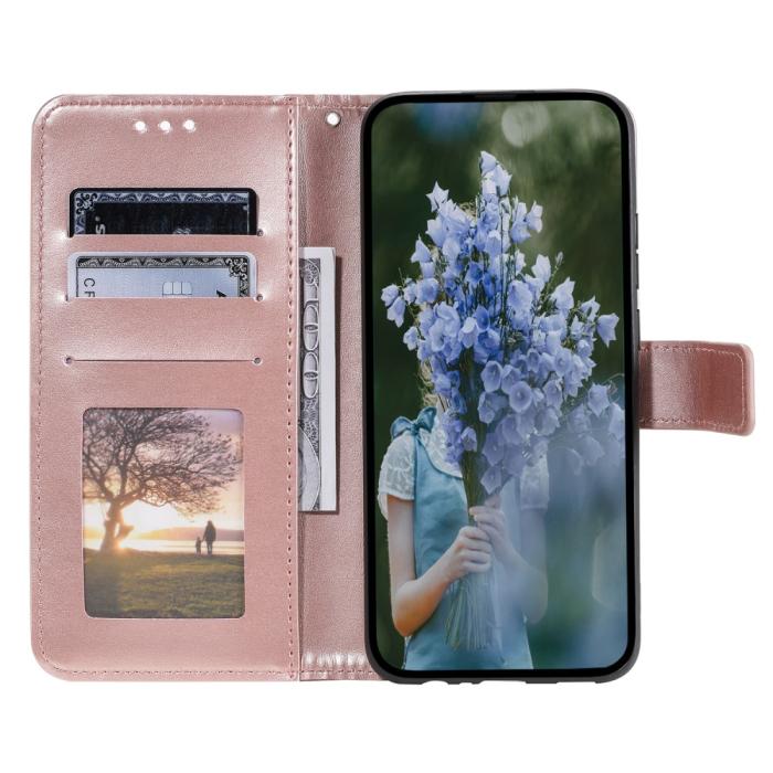 Bild 2, Sony Xperia 1 V Fodral Mandala Läder Roséguld