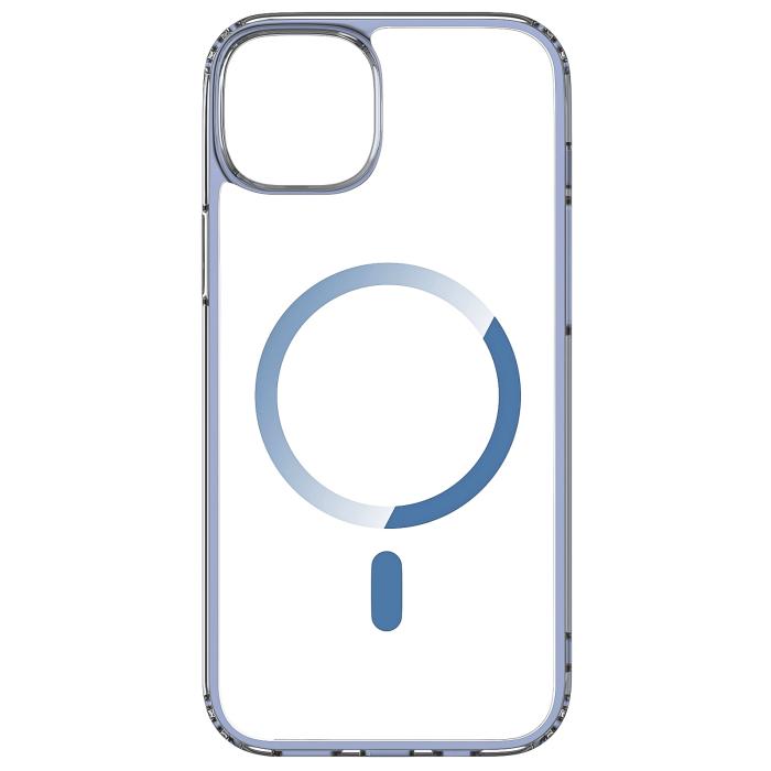 Bild 3, ColorPop iPhone 15 Skal CH MagSafe Transparent/Ljus Blå
