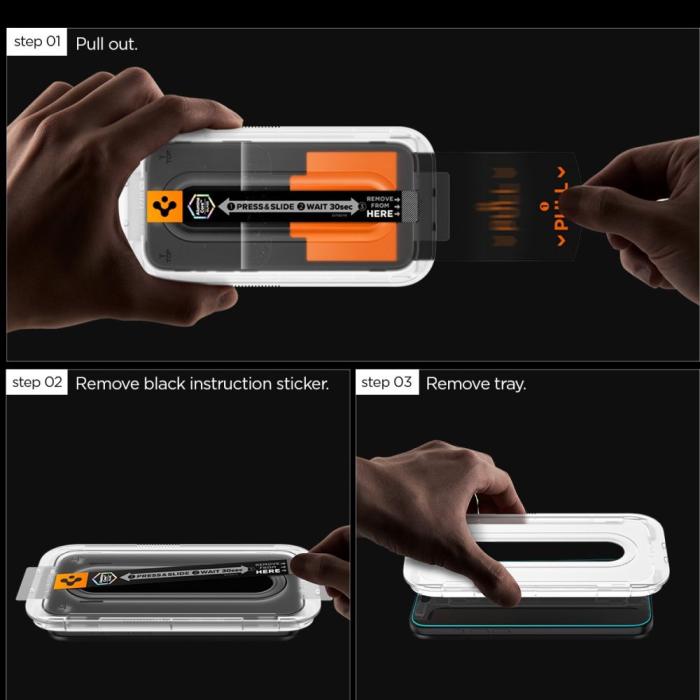 Bild 3, Spigen Samsung Galaxy S25 FE Linsskydd GLAS.tR 