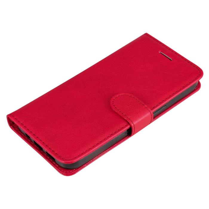 Bild 5, Xiaomi Redmi Note 14 Pro/Pro Plus 5G Fodral Solid Läder Röd