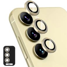 ENKAY Samsung Galaxy S25 Linsskydd H&auml;rdat Glas Guld