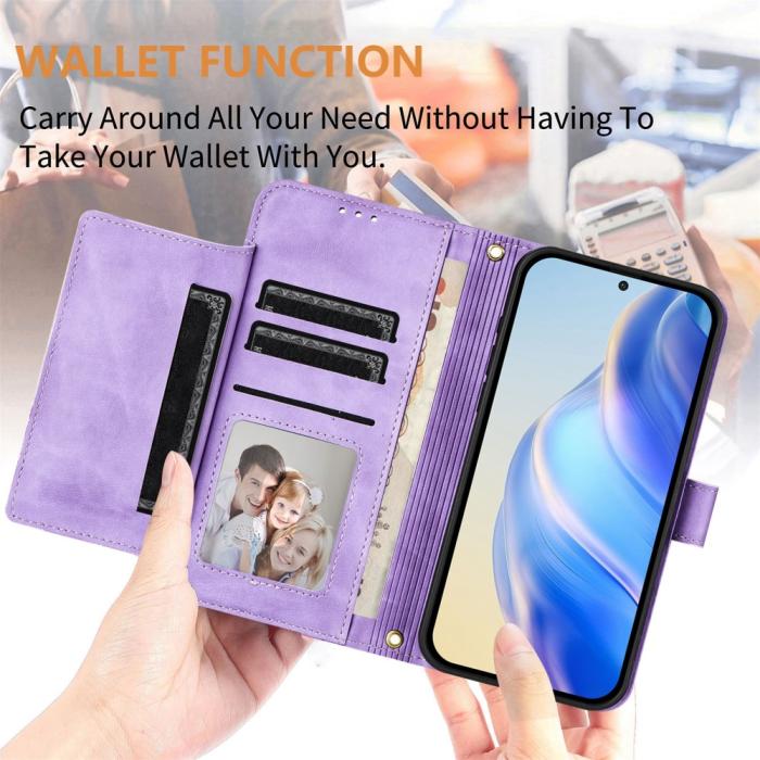 Bild 6, Samsung Galaxy S25 Plus Fodral Multifunktionell Läder Lila