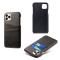 iPhone 12 / 12 Pro - KSQ Skal Med Kortfack - Svart