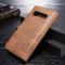 Samsung Galaxy S10 - DG.MING 2in1 Magnet Fodral - Brun