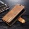 Samsung Galaxy S10 - DG.MING 2in1 Magnet Fodral - Brun