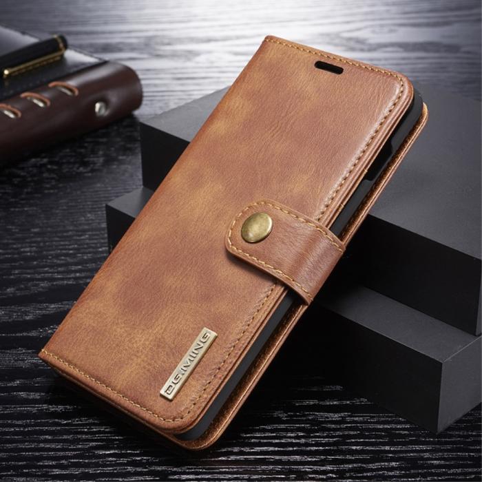 Bild 1, Samsung Galaxy S10 Plus - DG.MING 2in1 Magnet Fodral - Brun