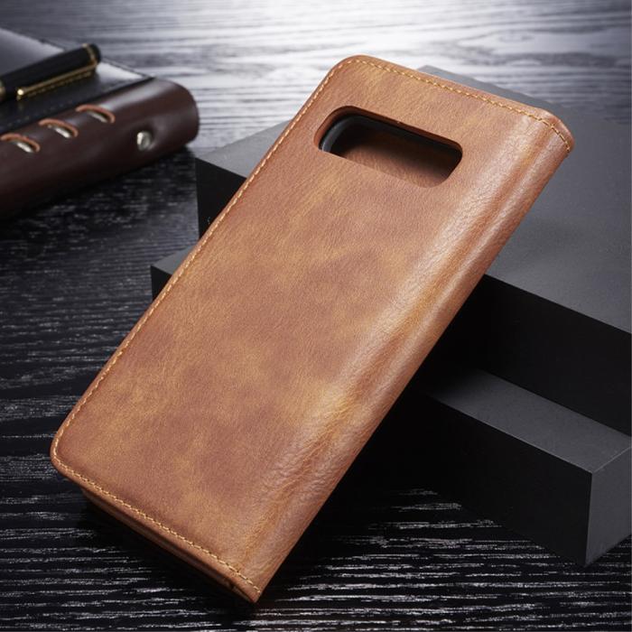 Bild 3, Samsung Galaxy S10 Plus - DG.MING 2in1 Magnet Fodral - Brun