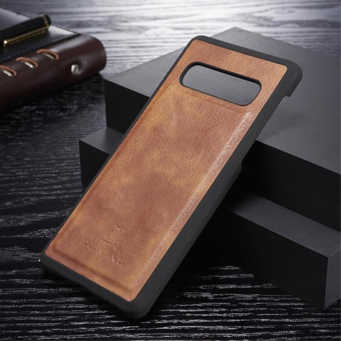 Bild 4, Samsung Galaxy S10 Plus - DG.MING 2in1 Magnet Fodral - Brun
