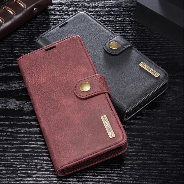 Bild 4, Samsung Galaxy S10 - DG.MING 2in1 Magnet Fodral - Vinröd