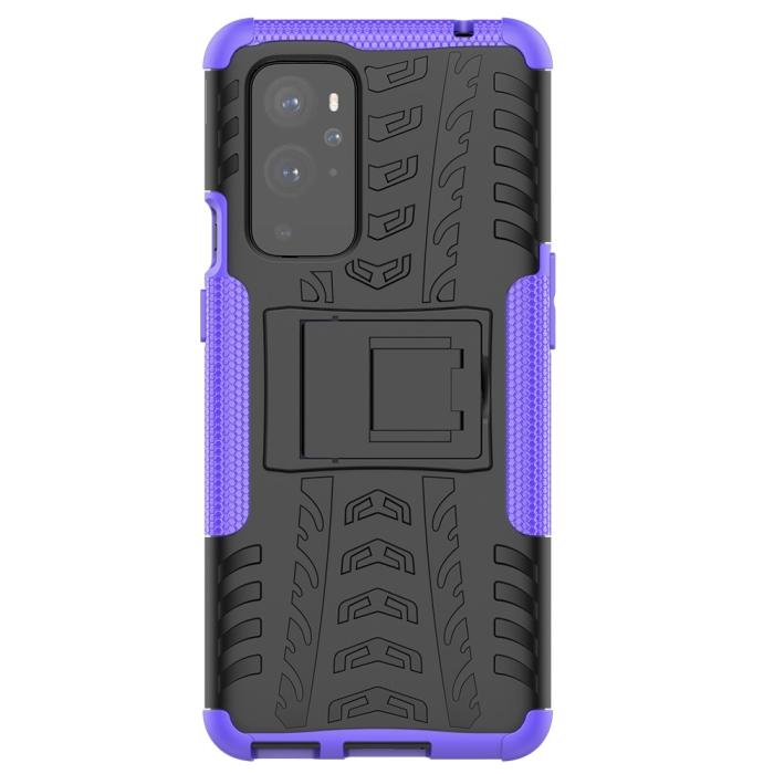 Bild 4, OnePlus 9 Pro - Ultimata Stöttåliga Skalet med Stöd - Lila