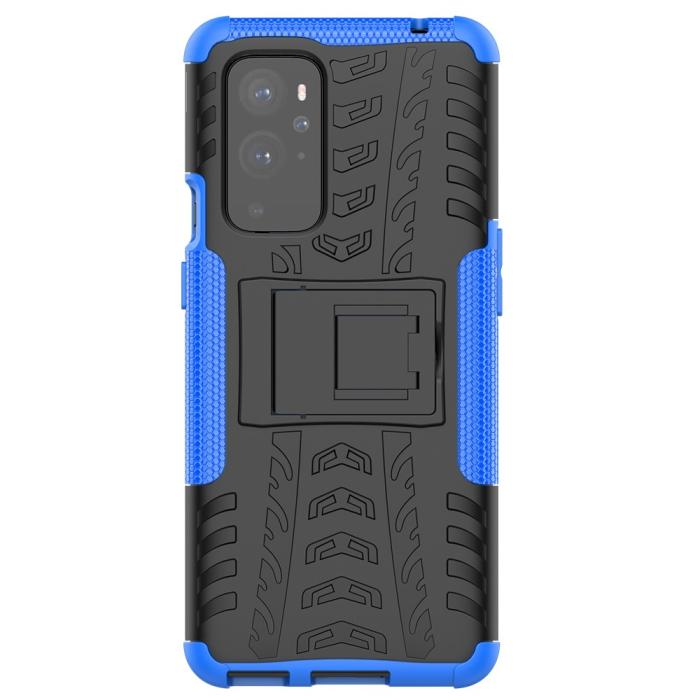 Bild 4, OnePlus 9 Pro - Ultimata Stöttåliga Skalet med Stöd - Blå