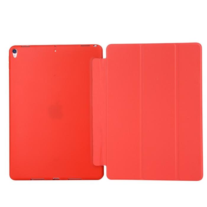 Bild 4, iPad Air 10.5 (2019) / Pro 10.5 (2017) - Tri-Fold Fodral - Röd
