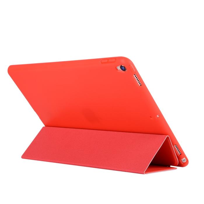 Bild 5, iPad Air 10.5 (2019) / Pro 10.5 (2017) - Tri-Fold Fodral - Röd