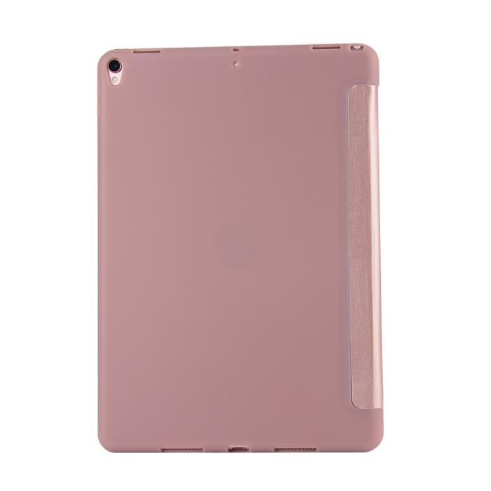 Bild 3, iPad Air 10.5 (2019) / Pro 10.5 (2017) - Tri-Fold Fodral - Roséguld