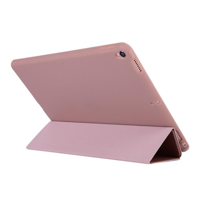 Bild 5, iPad Air 10.5 (2019) / Pro 10.5 (2017) - Tri-Fold Fodral - Roséguld